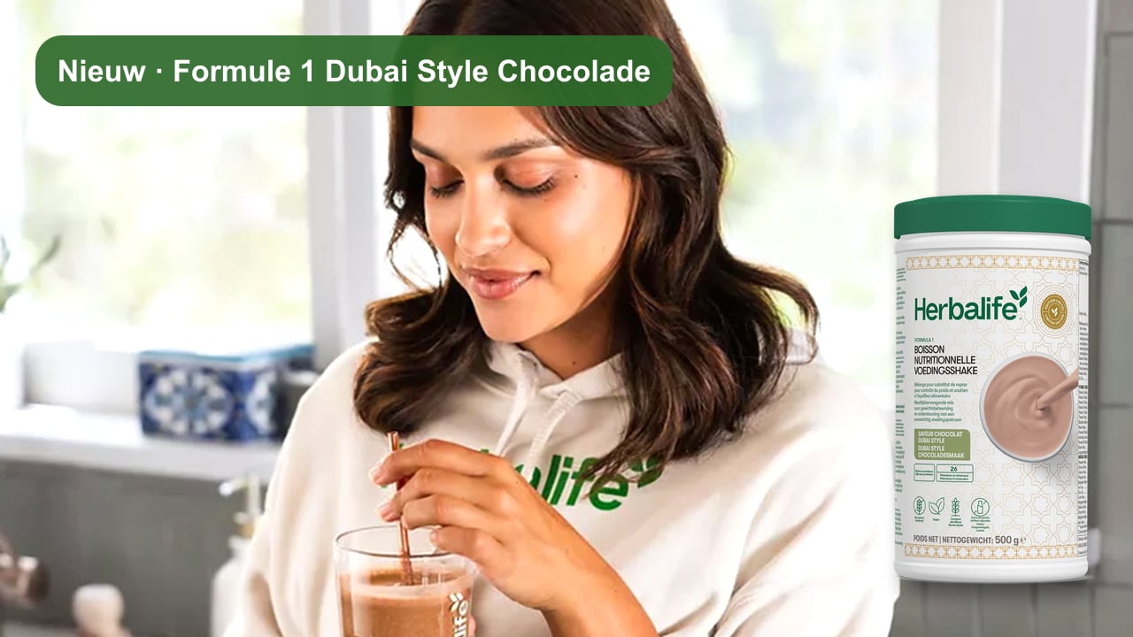 Nieuw: Herbalife Formule 1 Dubai Style Chocolade